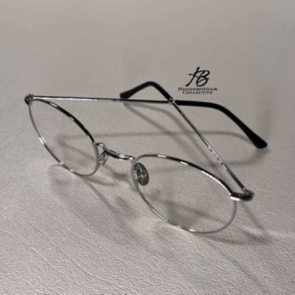 SPEKTRE P2 OPTICAL ROUND STAINLESS STEEL EYEGLASS FRAMES SILVER 50-20-135 NEW - Picture 9 of 16